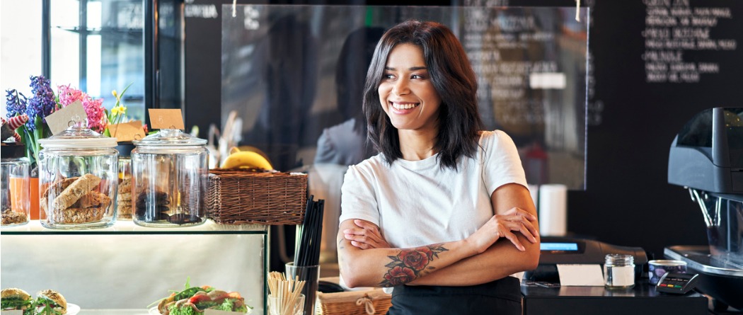 Woman owned coffee shop